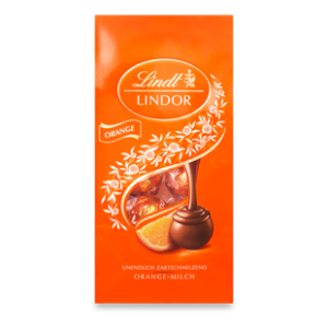 Lindor Kugeln orange 125g