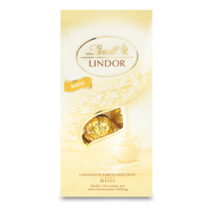Lindor Kugeln weiß 125g