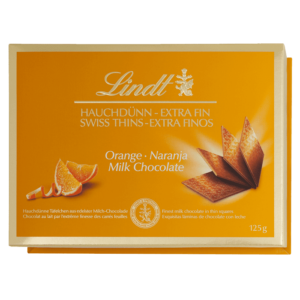 Hauchdünne Täfelchen 125g Orange