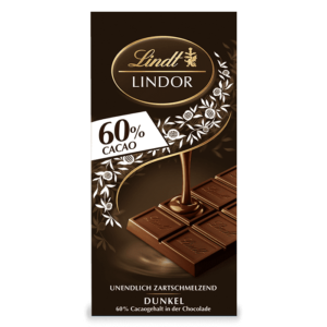 Lindor Tafel dunkel 60% 100g